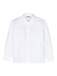 Moschino Kids chemise en coton à manches longues - Blanc