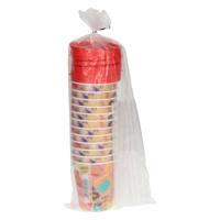 Duckiez Lg-imports beker met deksel en rietje sinterklaas, 12st.