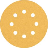 Bosch Accessoires Expert C470 schuurpapier voor excenterschuurmachines 125 mm, 8 gaten, K100 50-delig - 1 stuk(s) - 2608900911