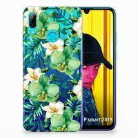 Huawei P Smart 2019 TPU Case Orchidee Groen