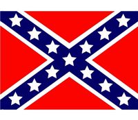 Stickertjes van vlag van USA rebel   - - thumbnail
