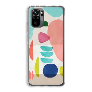 Bold Rounded Shapes: Xiaomi Redmi Note 10 Pro Transparant Hoesje