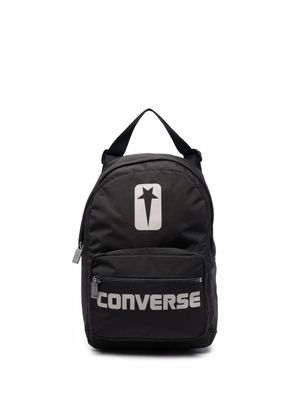 Rick Owens DRKSHDW x Converse sac à dos à logo imprimé - Noir