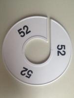 Maatring 11 cm wit/zwart 52