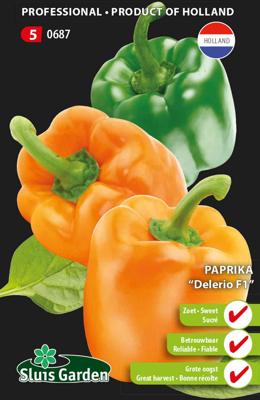 Paprika Delerio F1 zaden
