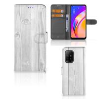 OPPO Reno5 Z | A94 5G | Book Style Case | White Wood