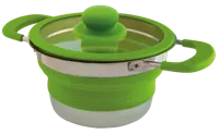 Eurotrail Opvouwbare Pan + Deksel 1L