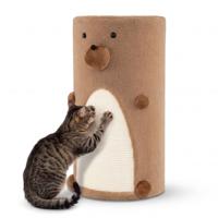 Kattenhuis voor Binnenkatten Kattenappartement met Twee Verdiepingen Inclusief Sisal-krabmat Schuilplaats en Overdekt Bed