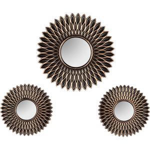 Spiegel set - Trion Damara - Set van 3 - 30cm - Spiegelglas - Kunststof