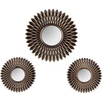 Spiegel set - Trion Damara - Set van 3 - 30cm - Spiegelglas - Kunststof