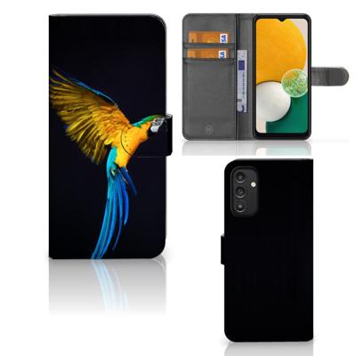 Samsung Galaxy A14 4G | Telefoonhoesje | Met pasjeshouder | Papegaai