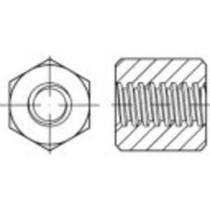 TOOLCRAFT 158214 Zeskant trapeziummoeren 24 mm Staal 1 stuk(s)