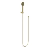 IVY Handdoucheset - rond - satin spray - met verstelbare wandsteun - doucheslang 150cm - staafmodel - 120 cm - Geborsteld mat goud PVD 6901104