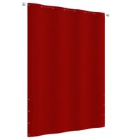 Balkonscherm 160x240 cm oxford stof rood - thumbnail