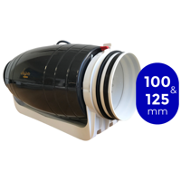 [tweedekans] Whisper 'gold Line' Buisventilator Diameter 100 & 125mm - 3 Standen