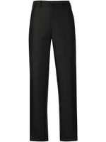 Comme Des Garçons Comme Des Garçons pantalon de tailleur droit à franges - Noir