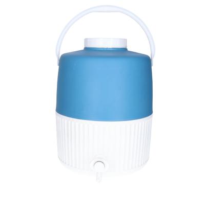 Koelbox drank dispenser - met tap - 10L- plastic - 26 x 26 x 33 cm - draagbaar
