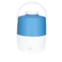 Koelbox drank dispenser - met tap - 10L- plastic - 26 x 26 x 33 cm - draagbaar