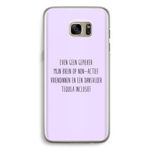 Tequila: Samsung Galaxy S7 Edge Transparant Hoesje