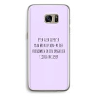 Tequila: Samsung Galaxy S7 Edge Transparant Hoesje