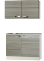 Kitchenette 120cm Vigo incl al inbouw vaatwasser RAI-2324 - thumbnail