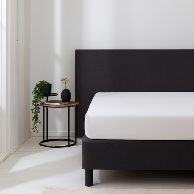 Hoeslaken - Luna Stretch - 2-PACK - 140x200cm - Wit - Luna Bedding - Dekbed-Discounter.nl