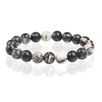 Memphis Natuursteen Armband 10mm - Picasso Stone