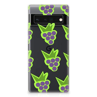Google Pixel 6 Pro | Siliconen Case | Druiven