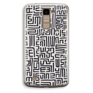 Moroccan Print: LG K10 (2016) Transparant Hoesje