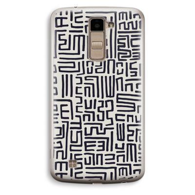 Moroccan Print: LG K10 (2016) Transparant Hoesje