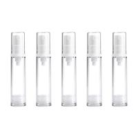5 STKS draagbare airless vacuümpomp fles fijne mist parfum spray fles 10ml