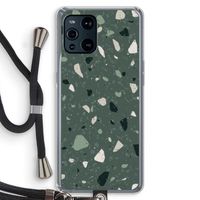 Terrazzo N°19: Oppo Find X3 Transparant Hoesje met koord