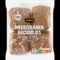 Jumbo Meergranenbroodjes 4 Stuks