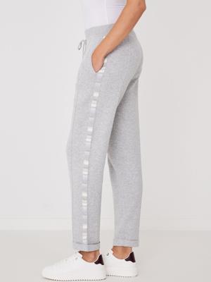 Dames joggingbroek met sportieve strepen