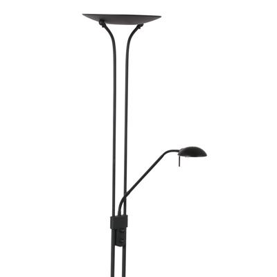 Mexlite Vloerlamp Biron H 180 cm DIM zwart