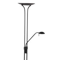 Mexlite Vloerlamp Biron H 180 cm DIM zwart