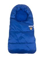 Moschino Kids nid d'ange à patch logo - Bleu