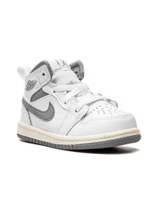 Jordan Kids baskets Air Jordan 1 Mid 'Neutral Grey' - Blanc