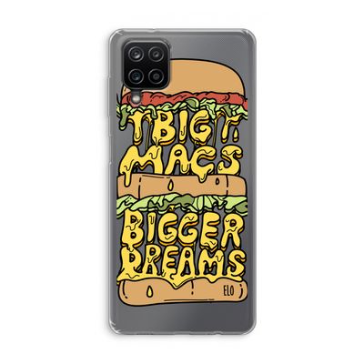 Big Macs Bigger Dreams: Samsung Galaxy A12 Transparant Hoesje