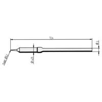 Ersa 212 SD LF Soldeerpunt Potloodvorm Grootte soldeerpunt 0.2 mm Inhoud: 1 stuk(s)