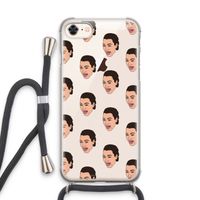 Ugly Cry Call: iPhone 7 Transparant Hoesje met koord
