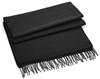 Beechfield CB500 Classic Woven Scarf - Black - 186 x 47 cm