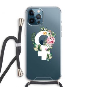 Venus: iPhone 12 Pro Max Transparant Hoesje met koord