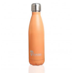 Made Sustained Knight Bottle RVS - 500 ml - Flamingo Orange