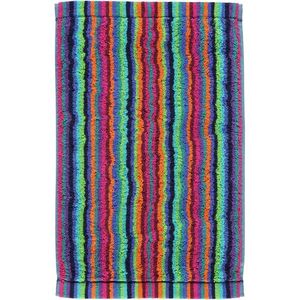 Cawö Cawo Lifestyle Streifen Gastendoekje 7048 Multi-84 30x50