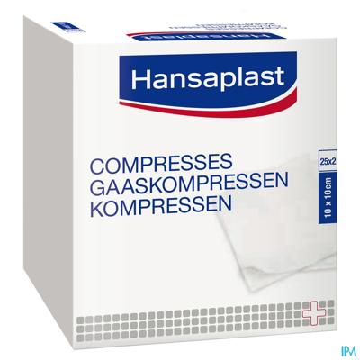 Hansaplast Gaaskompres Zacht 50 Stuks