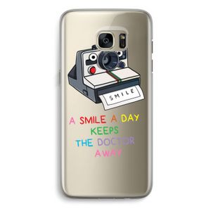 Smile: Samsung Galaxy S7 Edge Transparant Hoesje