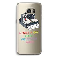 Smile: Samsung Galaxy S7 Edge Transparant Hoesje