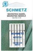 Schmetz Microtex Naalden Dikte 80 - 1 x 5 Naalden op kaart