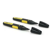 Permanente markeerstift Stanley Zwart (2 Onderdelen)